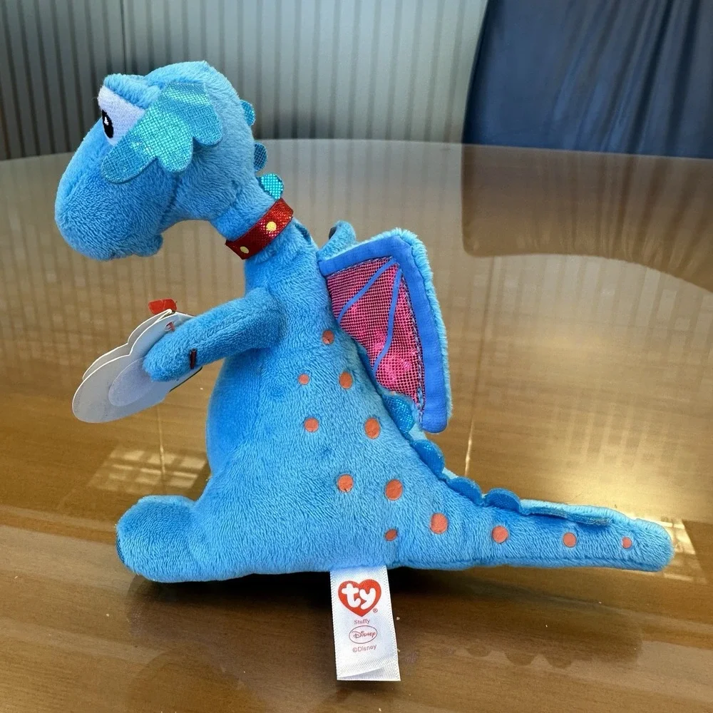 Ty Beanie Baby💜STUFFY‎ THE DRAGON DISNEY DOC MCSTUFFINS